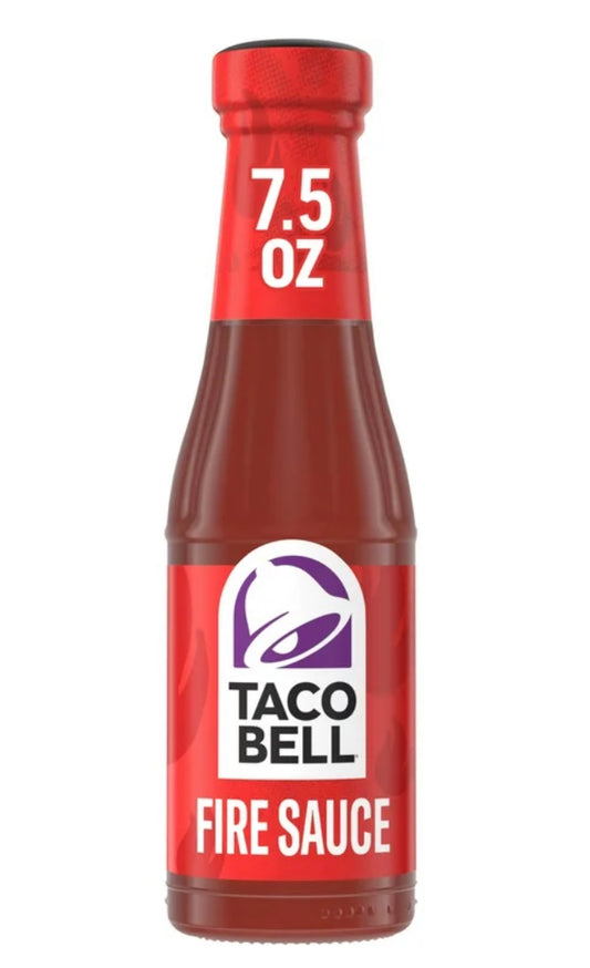 Taco Bell Fire Sauce, 7.5 oz Bottle