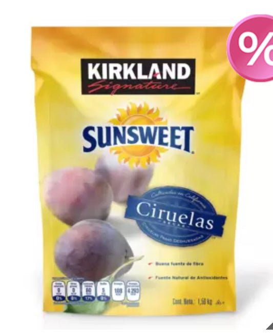 Kirkland Signature Sunsweet Ciruelas Pasas Deshuesadas 1.59 kg