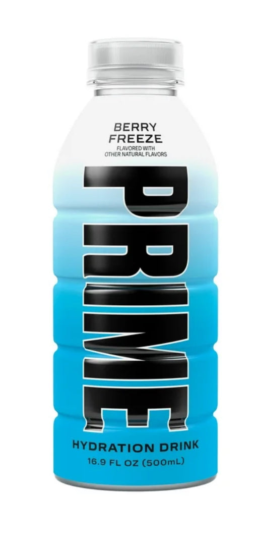 Prime Hydration Bebida Nueva Edición Especial de Botella Azul Congelada, 16,9 Oz (1 Botella)