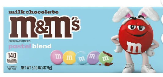 M&M's Caramelo de Pascua de Mezcla Pastel de Chocolate con Leche - Caja de 3.1 oz