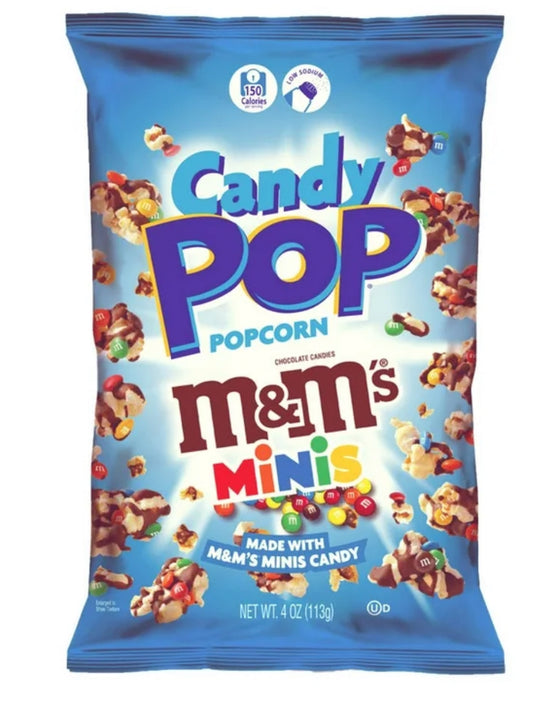 Candy Pop Palomitas de Maíz M&M, 4 oz.