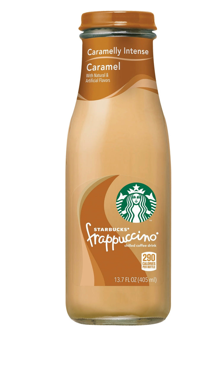 Starbucks Frappuccino Caramel Iced Coffee Drink, 13.7 fl oz Bottle