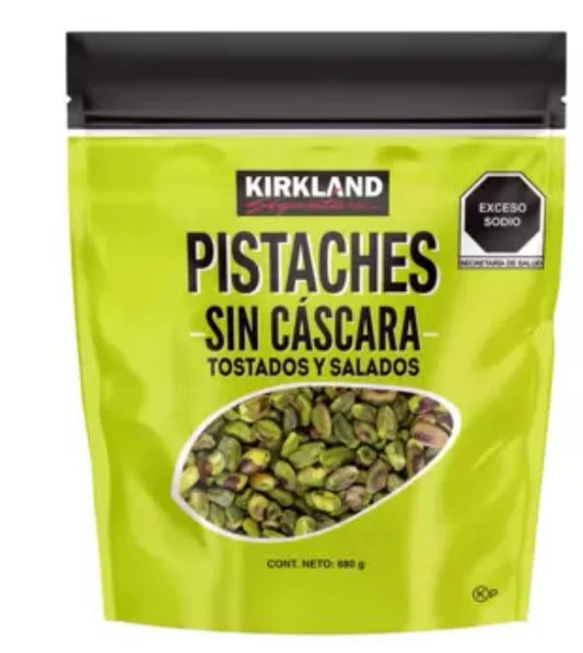 Kirkland Signature Pistaches sin Cáscara Tostados y Salados 680 g