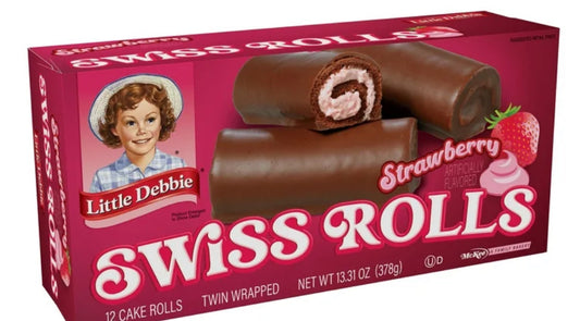 Little Debbie Rollitos Suizos de Fresa