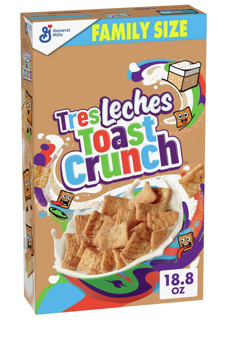 Tres Leches Toast Crunch Breakfast Cereal, Family Size, 18.8 oz