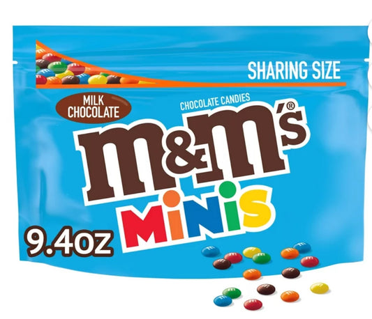 M&M's Minis Milk Chocolate Candy Sharing Size - 9.4 oz Bag