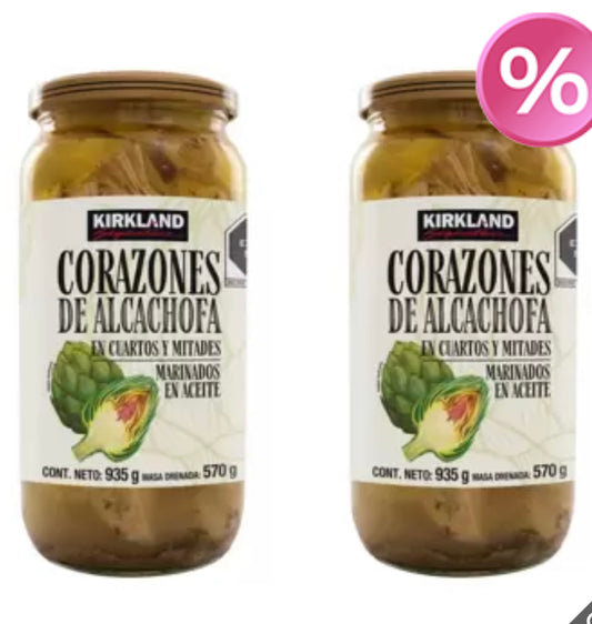 Kirkland Signature Corazones de Alcachofa 2 pzas de 940 g