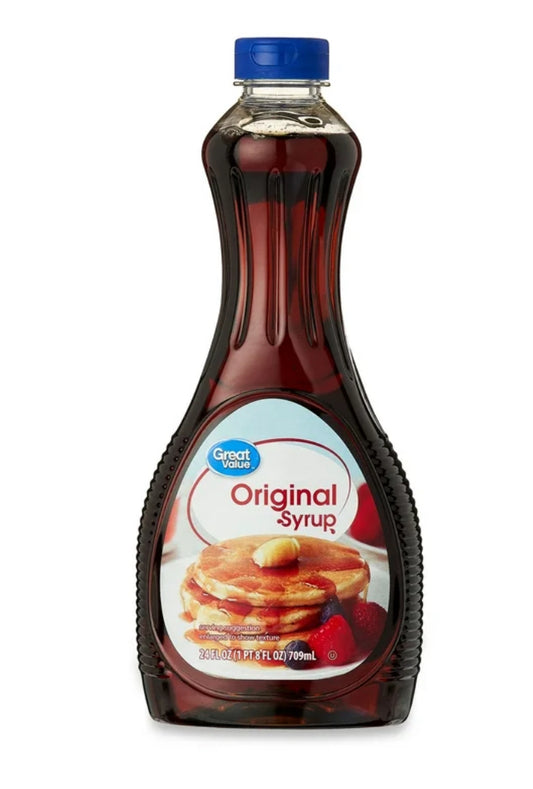Great Value Original Syrup, 24 oz