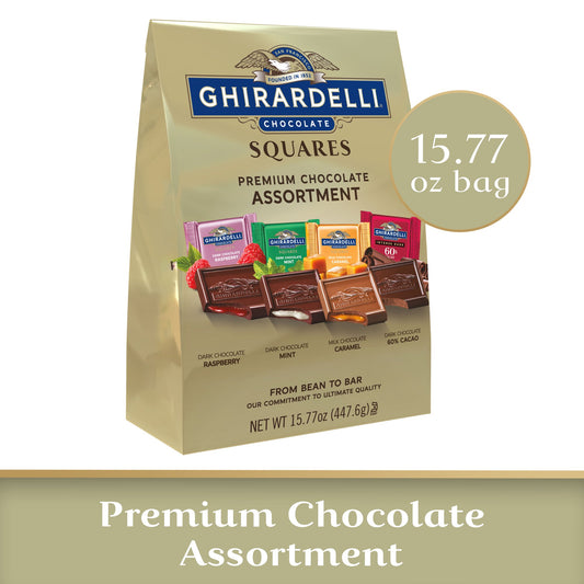 GHIRARDELLI Cuadritos de Chocolate Surtidos Premium Surtido de Chocolates
