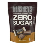 ZERO SUGAR HERSHEYS caramel filled chocolate Candy 5.1 Oz