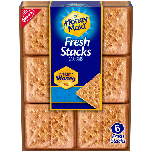 Honey Maid Fresh Stacks Galletas Graham 12,2 oz (6 Pilas)