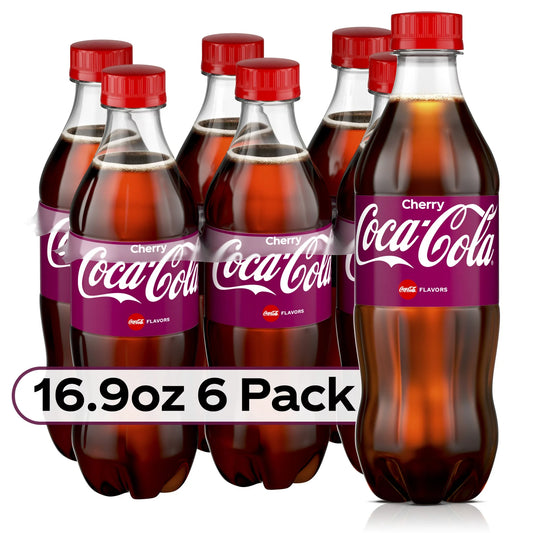 Coca-Cola Cherry Soda Pop, 16.9 fl oz - LOOP MX