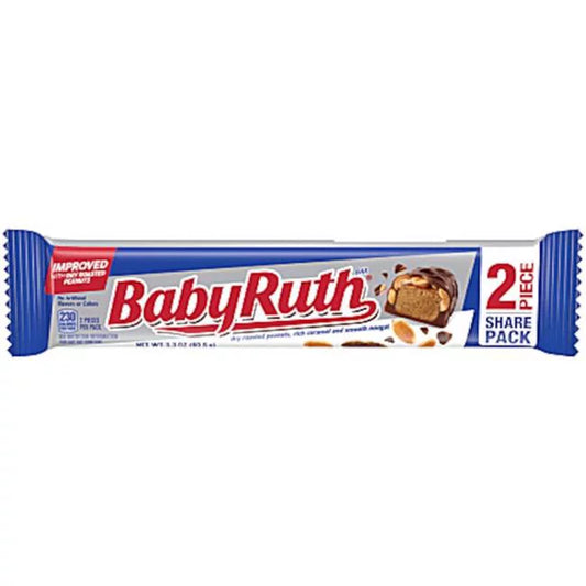 Baby Ruth 3.3 oz Chocolate & Peanut Candy Bar