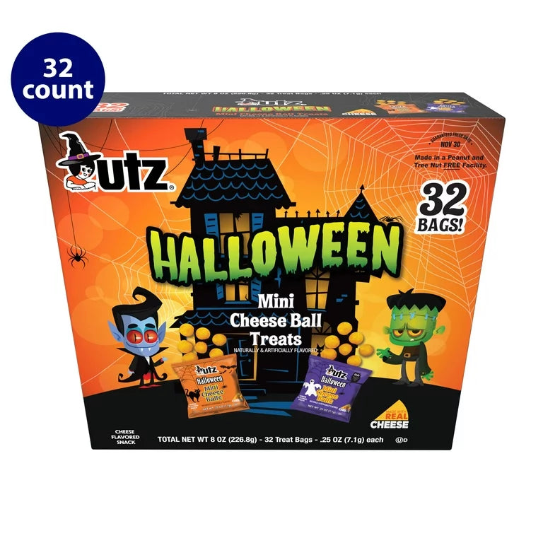 Utz Halloween Mini Cheeseball Treats, 0.25 oz