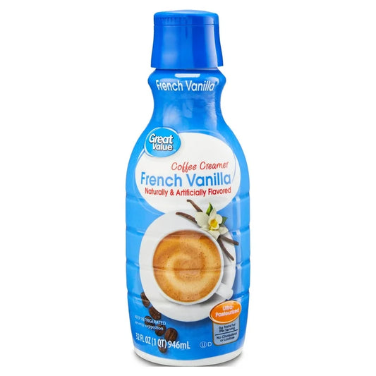 Great Value Creamer French vanilla 0 sugar