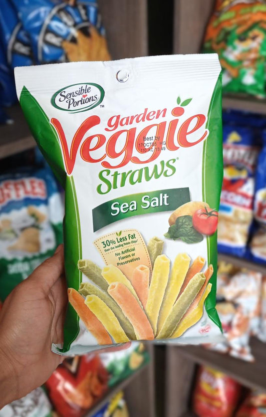 Sensible portions vegan sea sal Garden veggie straws, 2.75 oz. - LOOP MX