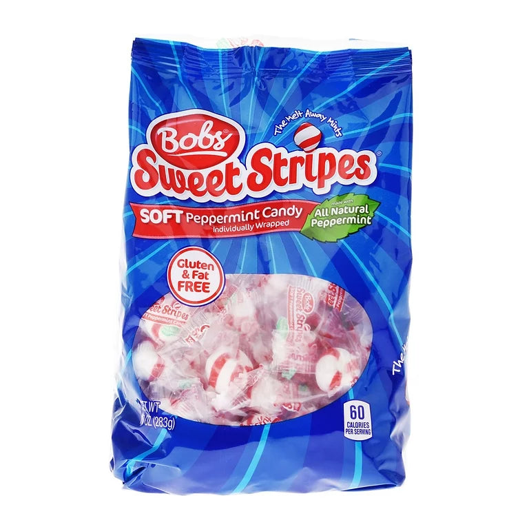 Bob's Sweet Stripes Soft Peppermint Candy, 10 Oz.