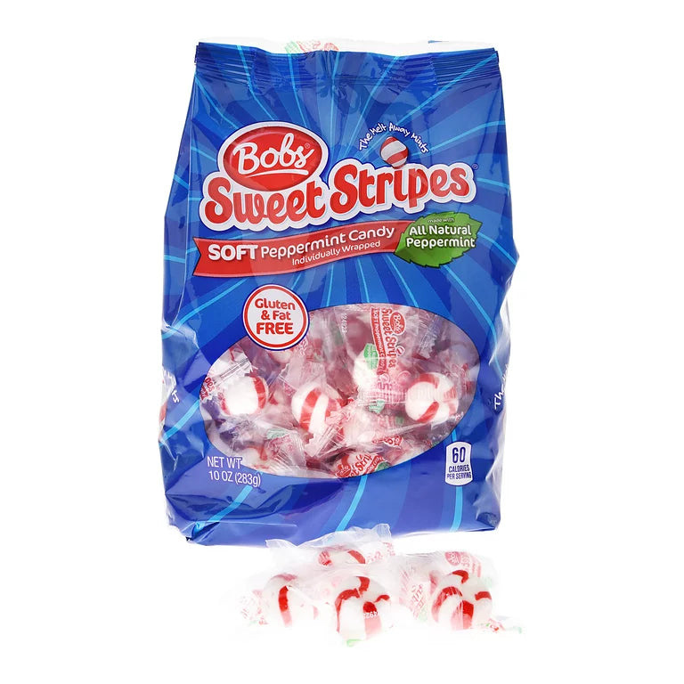 Bob's Sweet Stripes Soft Peppermint Candy, 10 Oz.