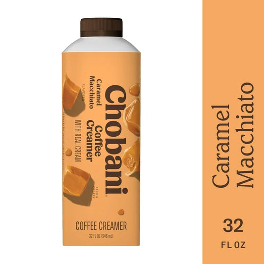 Chobani Crema para Café Caramel Macchiato, Caja de 32 Fl Oz