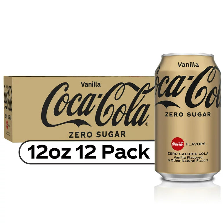 Coca-Cola Zero Sugar Vanilla Soda Pop, 12 fl oz - LOOP MX