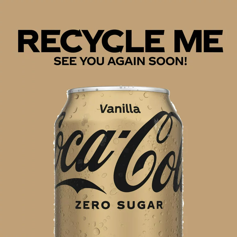 Coca-Cola Zero Sugar Vanilla Soda Pop, 12 fl oz - LOOP MX