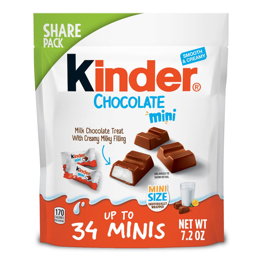 Kinder Chocolate Mini, 7.2 oz