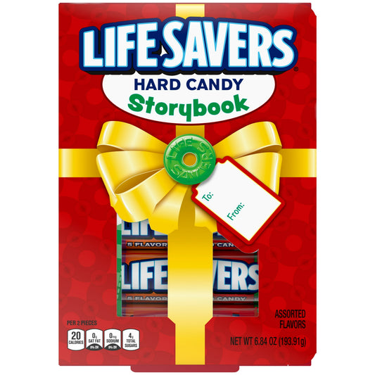 Life Savers Libro de Cuentos de Caramelos Duros Navideños de 5 Sabores - Caja de Regalo de 6.84 oz
