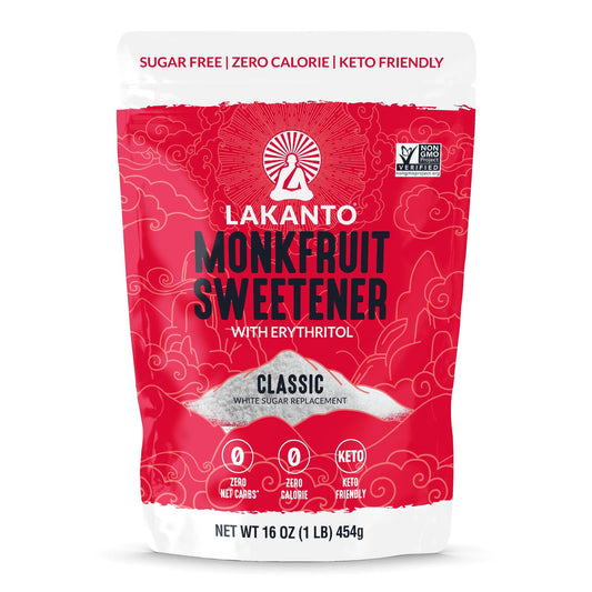 Lakanto: Edulcorante Clásico de Fruta de Monje, 16 oz, 1 Unidad