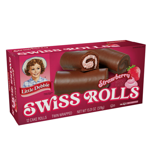 Little Debbie Rollitos Suizos de Fresa