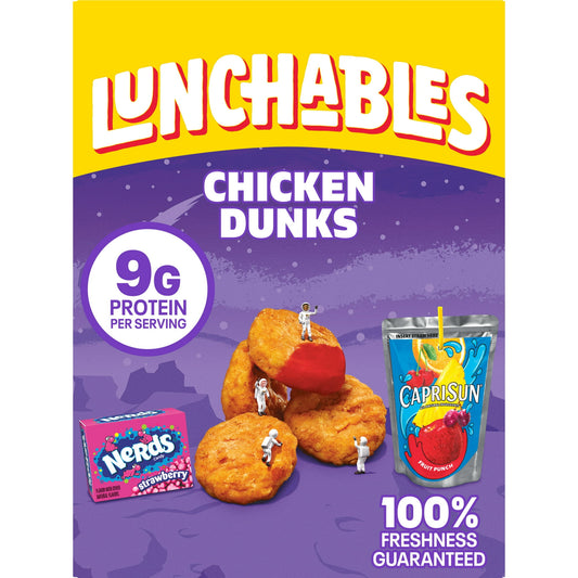 Lunchables Kit de Comida para el Almuerzo para Niños Chicken Dunks