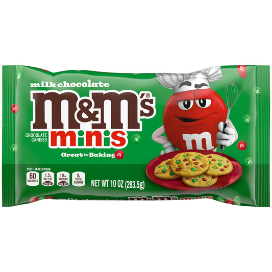 M&M's Caramelo Navideño Minis de Chocolate con Leche - Bolsa de 10 oz