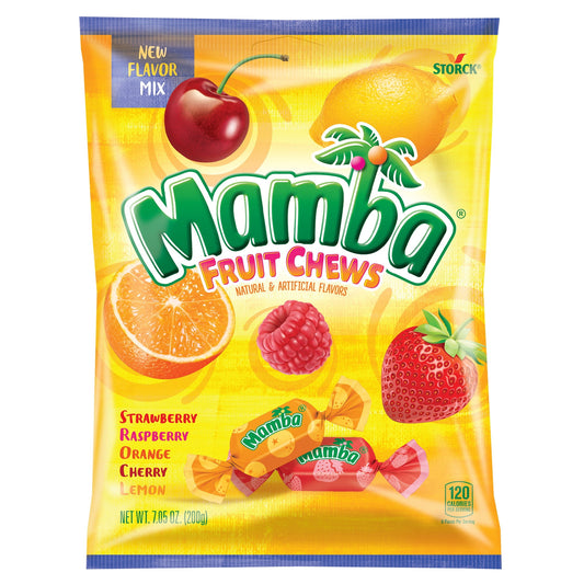 Mamba Caramelo Masticable Masticable de Fruta 7.05 oz