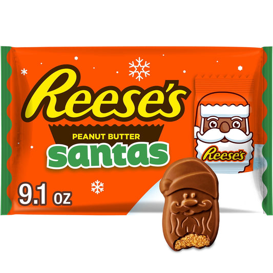 Santatas Navideñas Reese's, Bolsa 9.1 oz