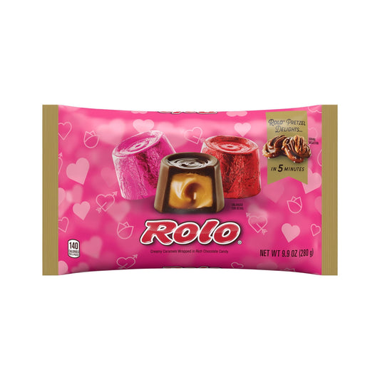 Rolo® Caramelos de Chocolate Ricos Caramelo Del Día Valentine's, Bolsa