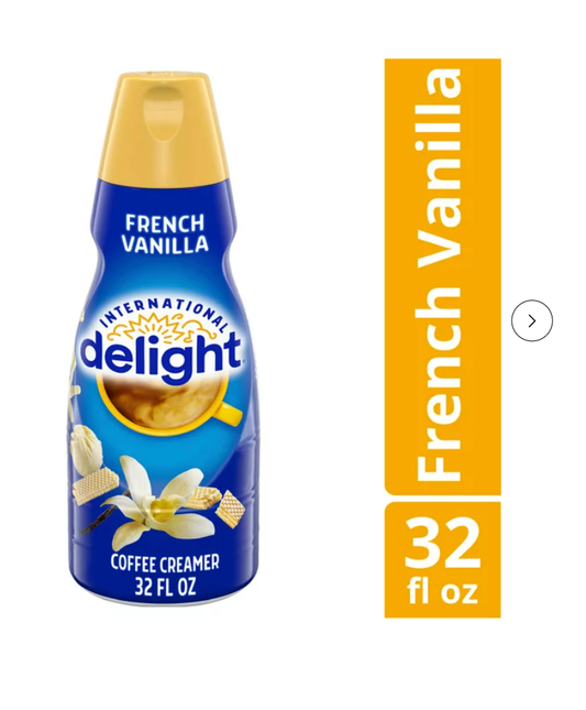 International Delight French Vanilla Coffee Creamer, 32 fl oz Bottle