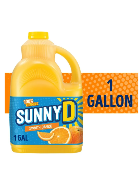 SUNNYD Smooth Orange Juice Drink, 1 Gallon Bottle