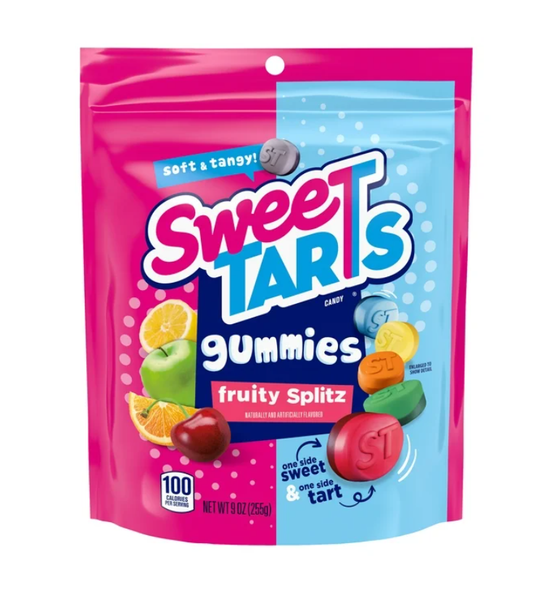 Sweetarts Gummies Fruity Splitz 9 Oz