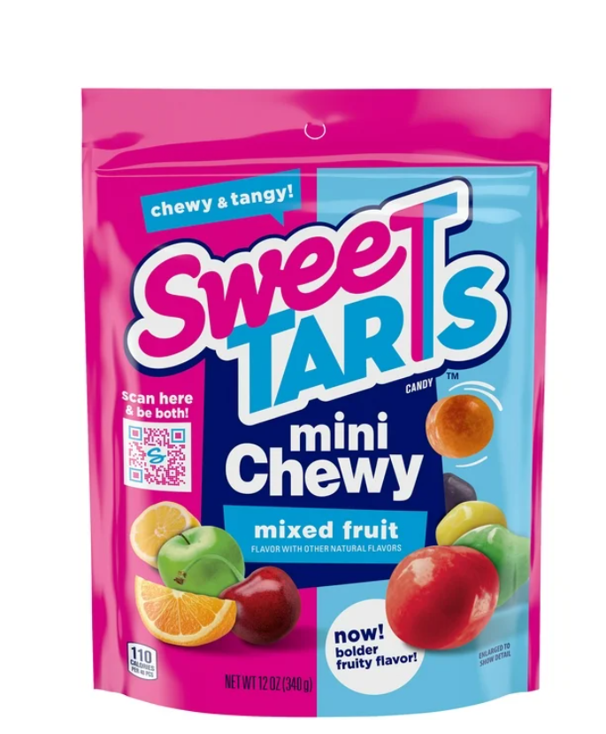 Sweetarts Mini Chewy Mixed Fruit Candy 12 Oz