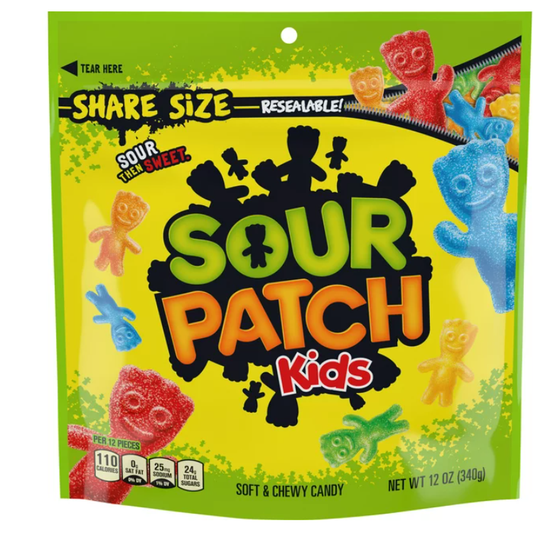 SOUR PATCH KIDS ASSORTED SOFT CANDY 12 OZ