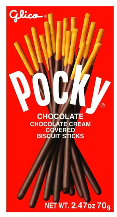 Glico Pocky Biscuit Sticks Chocolate Cream Covered, 2.47 Oz