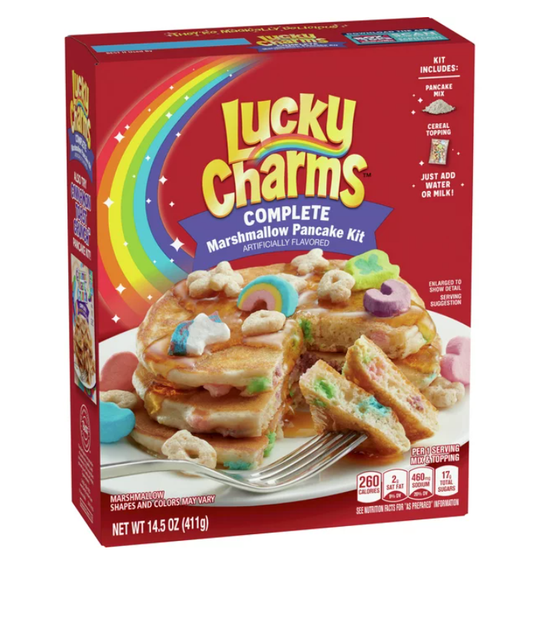 Betty Crocker Lucky Charms Pancake Kit, Baking Mix, 14.5 oz