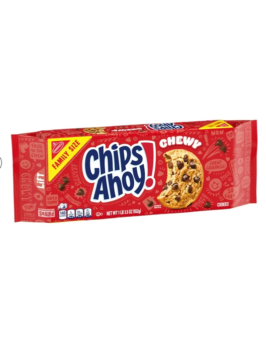 CHIPS AHOY! Chewy Chocolate Chip Cookies, Family Size, 19.5 oz