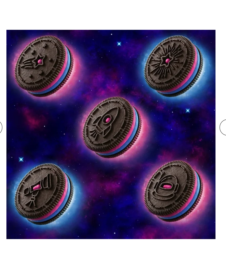 OREO Space Dunk Chocolate Sandwich Cookies, Limited Edition, 10.68 oz