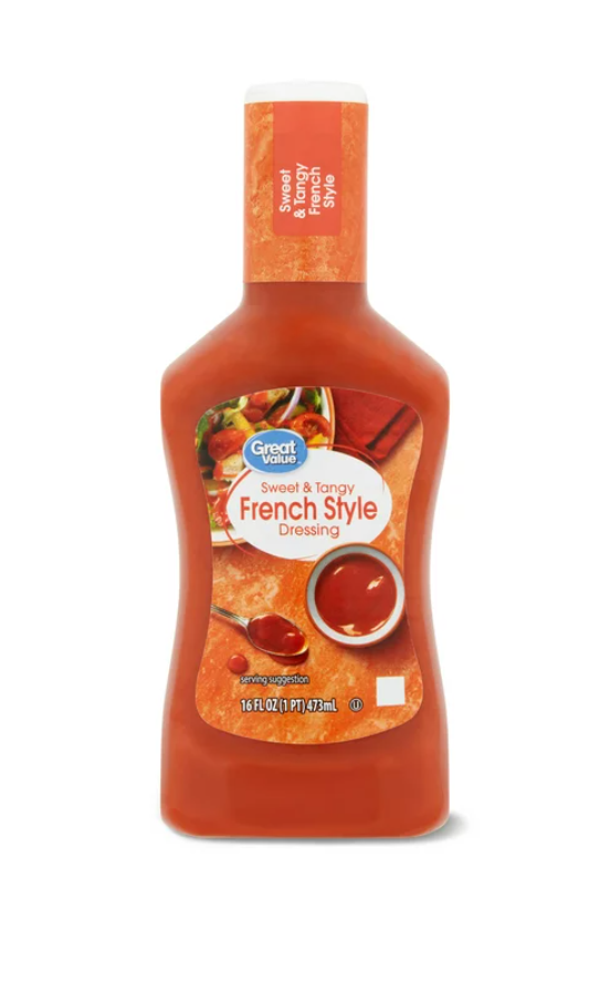 Great Value Sweet & Tangy French Style Salad Dressing, 16 fl oz