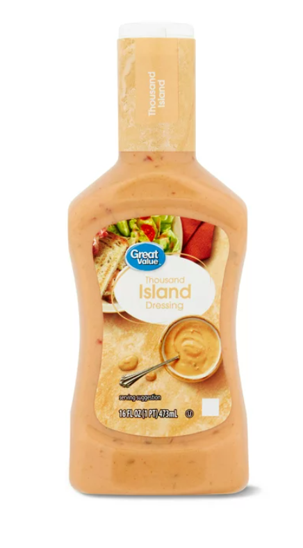 Great Value Thousand Island Dressing, 16 fl oz