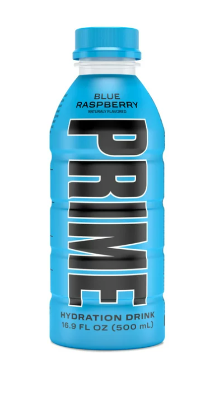 Prime Hydration Drink, Blue Raspberry, 16.9 fl oz, Single Bottle