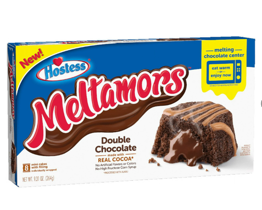 Hostess Meltamors Double Chocolate 8 count 9.31 ounces