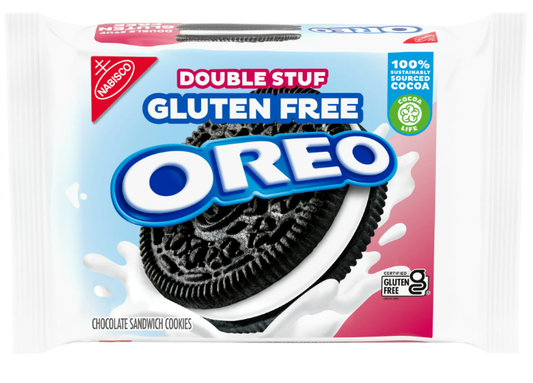 OREO Double Stuf Gluten Free Chocolate Sandwich Cookies, Gluten Free Cookies, 12.47 oz Packs