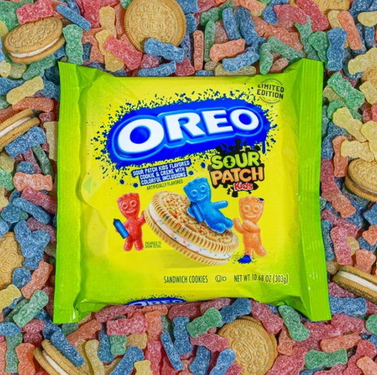 OREO SOUR PATCH KIDS Sandwich Cookies, Limited Edition, 10.68 oz