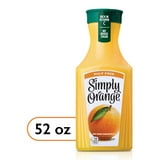 Simply Jugo Orange sin OGM y sin Pulpa, Botella de 52 fl oz